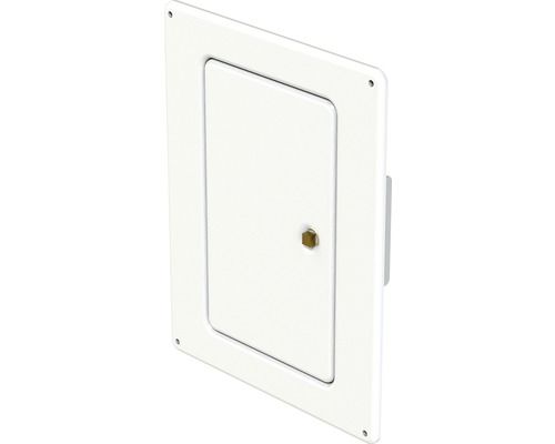 Bílá revizní dvířka pro vnitřní použití