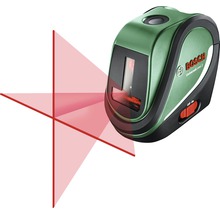 Křížový liniový laser Bosch Universal Level 2 s viditelnými laserovými liniemi