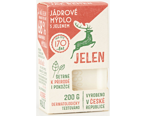 Jádrové mýdlo Jelen, 200g