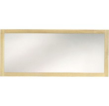 Obdélníkové zrcadlo s dřevěným rámem