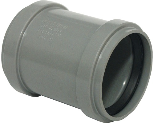 Šedá PVC-U dvojitá objímka