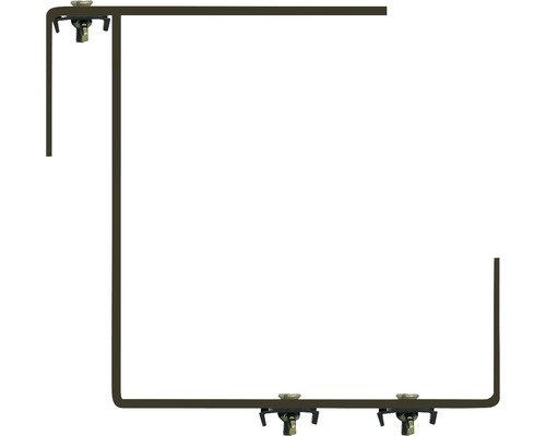 Kovová konstrukce pro upevnění markýz