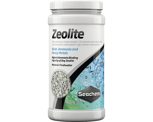 Seachem Zeolite vysokoporézní přírodní minerál 250 ml Seachem Zeolit pro odstranění amoniaku a těžkých kovů v akváriích