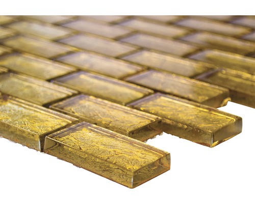 Detail skleněných mozaikových dlaždic