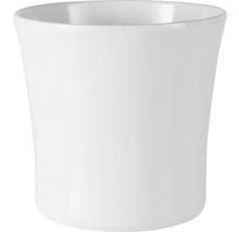 Bílý keramický květináč