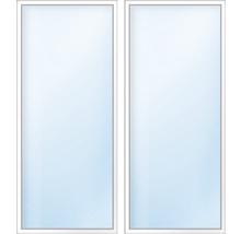 Balkónové dveře plastové dvoukřídlé se štulpem ARON Basic bílé 1400 x 2050 mm-thumb-0