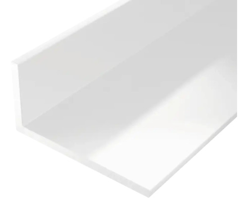 PVC - L profil, bílý 40x10x2 mm, 1 m