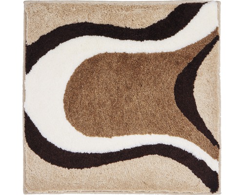 Čtvercový koberec s pruhovaným vzorem