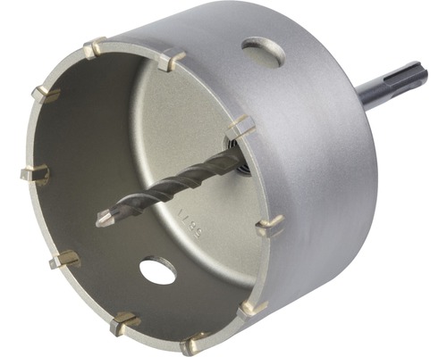 Vykružovák do betonu s vodicím vrtákem a držákem