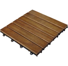 Dřevěná dlaždice Konsta 30 x 30 cm s klick systémem akácie olejovaná-thumb-0