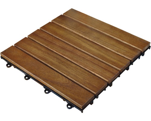 Dřevěná dlaždice Konsta 30 x 30 cm s klick systémem akácie olejovaná-0