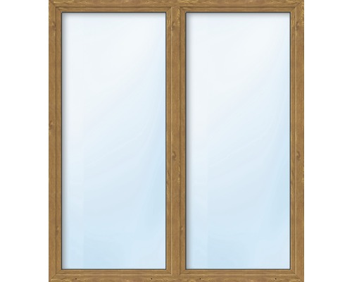 Balkónové dveře plastové dvoukřídlé se štulpem ARON Basic bílé/zlatý dub 1250 x 2050 mm-0