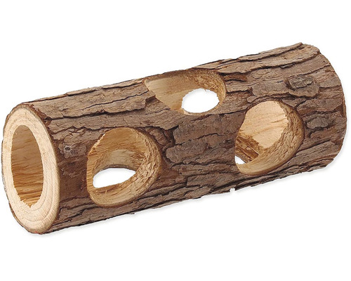 Prolézačka pro hlodavce Small Animals kmen dřevěný 5x15 cm