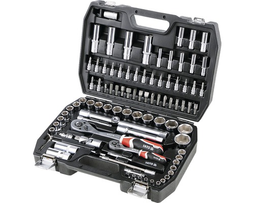 Sada nářadí Yato v kufříku s gola sadou, bity a ráčnami