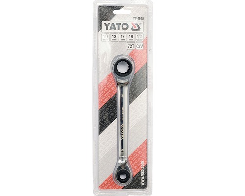 Očkoplochý klíč s ráčnou Yato v obalu