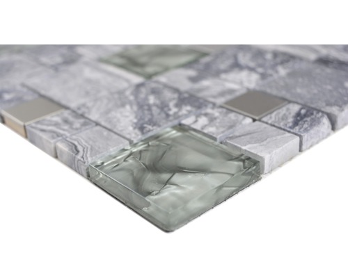 Mozaiková dlaždice ze skla a kamene