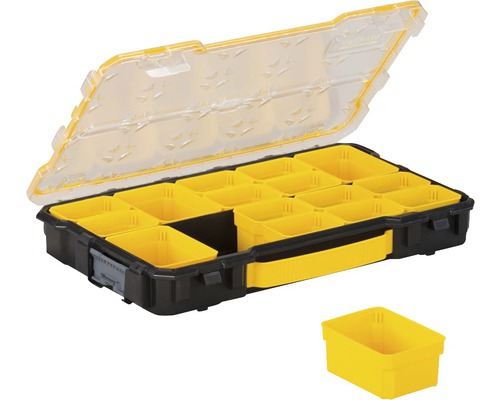 Box na nářadí s přihrádkami a vyjímatelnými vložkami