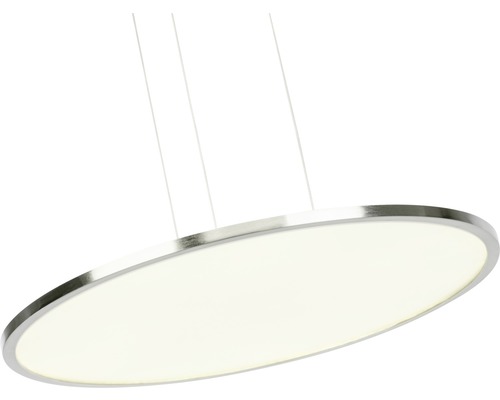 Oválné LED závěsné svítidlo s kovovým rámem