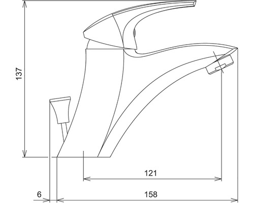 Technický výkres baterie s rozměry.