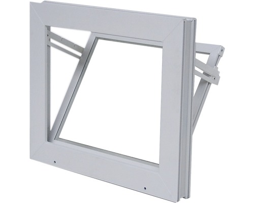 Sklepní okno Wolfa 60 x 40 cm s izolačním sklem bílé