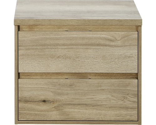 Koupelnová skříňka pod umyvadlo Porto 70 cm s umyvadlovou deskou dub přírodní Koupelnová skříňka pod umyvadlo Porto 70 cm s umyvadlovou deskou dub přírodní