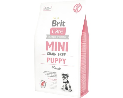 Granule pro psy Brit Care Mini Grain Free Puppy Lamb 2 kg