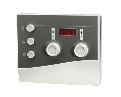 Ovládací panel s knoflíky a digitálním displejem