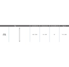 Koupelnový radiátor Korado Koratherm 120x36,6 cm bílý Vertikal 11 K11V120036-00M10