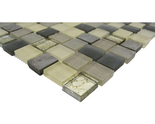 Mozaika z přírodního kamene a skla