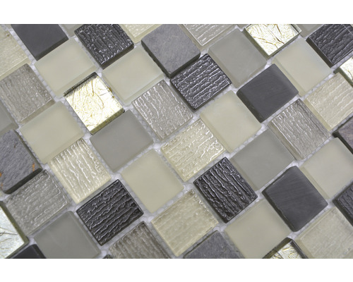 Mozaiková dlaždice s čtvercovými kameny