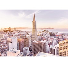 Panorama San Francisca s mrakodrapy a pobřežím