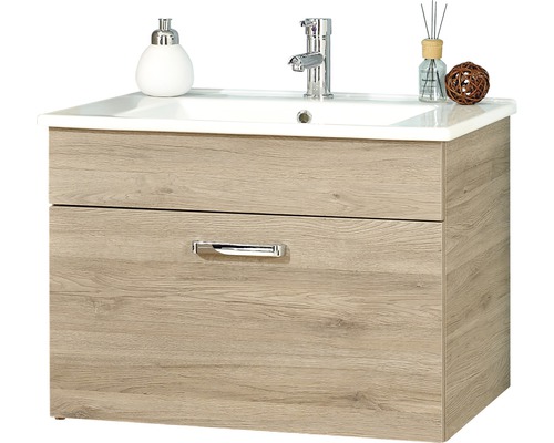 Koupelnová skříňka pod umyvadlo Pelipal Quickset 313 dub sanremo 65 x 53 x 45 cm 313.016215