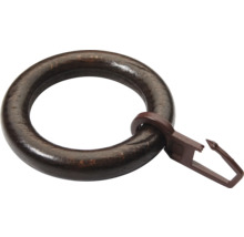 Kroužek na záclony s klipem pro upevnění záclon