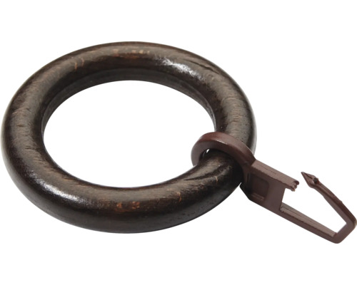 Kroužek na záclony s klipem pro upevnění záclon