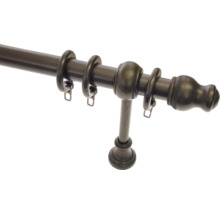 Záclonová tyč s kroužky a držákem