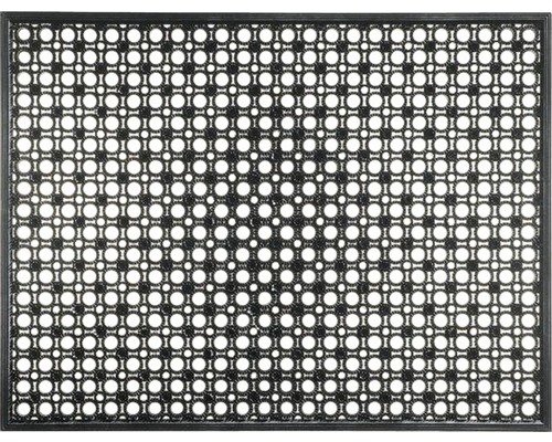 Venkovní rohožka Lizzy gumová kartáčová černá 48 x 62 cm-0