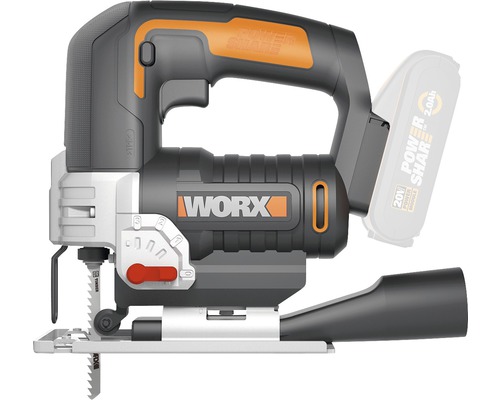 Aku přímočará pila Worx WX543.9 20 V, Basic, bez aku a nabíječky