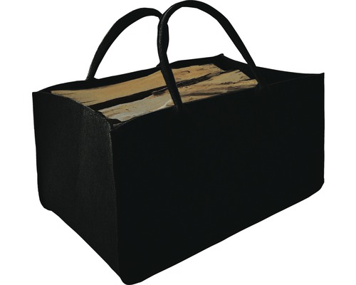 Filcový košík Lienbacher černý skládací 21.02.659.2
