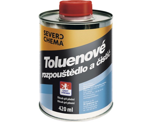 Toluenové rozpouštědlo a čistič Severochema 420 ml Toluene rozpouštědlo a čistič v plechovce 420 ml