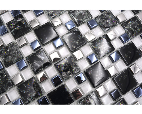 Mozaiková dlaždice se skleněnými a zrcadlovými efekty