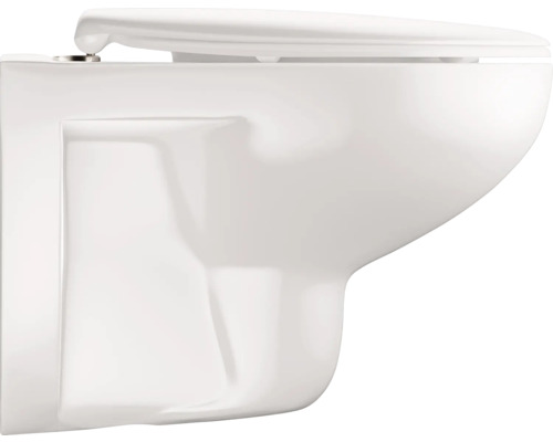 Závěsná toaleta z keramiky, boční pohled