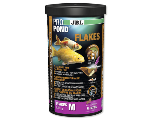 Krmivo pro jezírkové ryby JBL ProPond Flakes M 0,13 kg-0