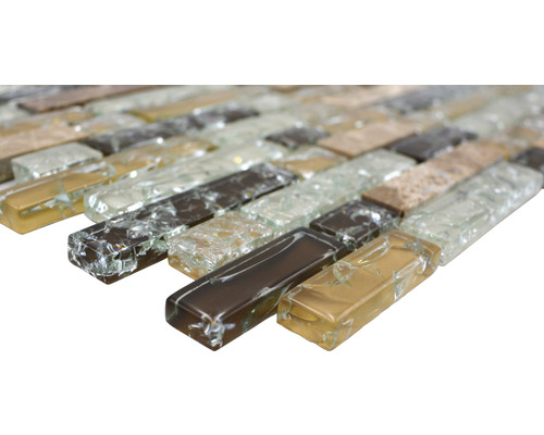 Mozaikové dlaždice ze skla a kamene