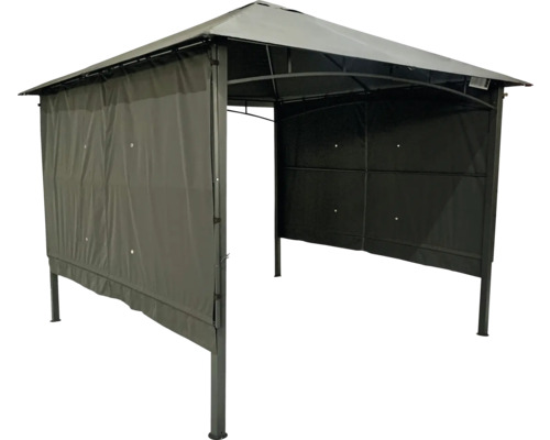 Pavilon s bočními stěnami do zahrady