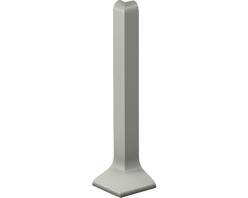 ALU-Vnější rohy k soklové liště č.372 titán 60mm Rohový ochranný profil z plastu