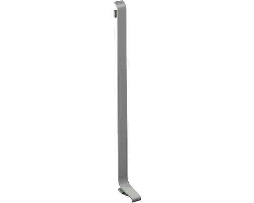 ALU-Koncovka pravá k soklové liště č.373 titán 80mm Kovový závěs na dveře
