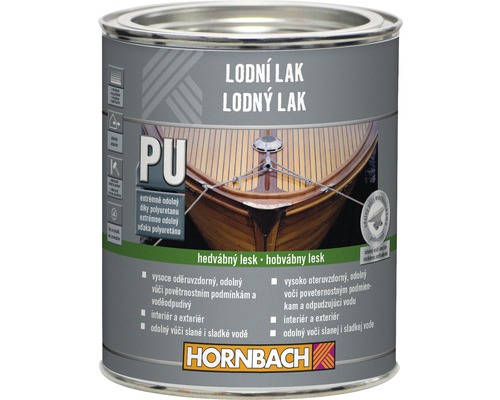 Lodní lak Hornbach hedvábný lesk 0,75 l