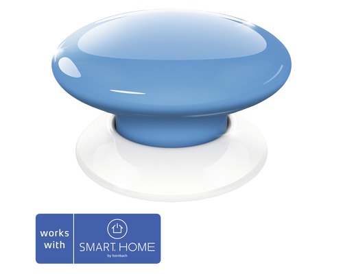 Chytré bezdrátové tlačítko Fibaro modro/bílé kompatibilní se SMART HOME by hornbach