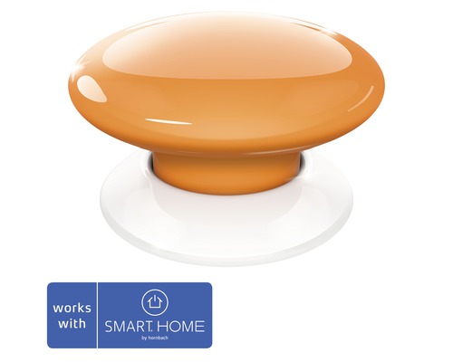 Chytré bezdrátové tlačítko Fibaro oranžovo/bílé kompatibilní se SMART HOME by hornbach