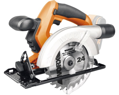 Aku ruční okružní kotoučová pila Worx WX529.9 20 V, Basic, bez aku a nabíječky Ruční okružní pila na dřevo